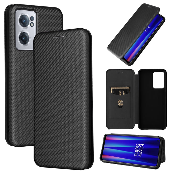 Caja de teléfono de cuero con tapa horizontal magnética con textura de fibra de carbono, For Samsung Galaxy S22 Ultra 5G, For OnePlus Nord CE 2 5G, For Xiaomi Poco X4 Pro 5G, For Motorola Moto G22, For TCL 30 5G / 30+