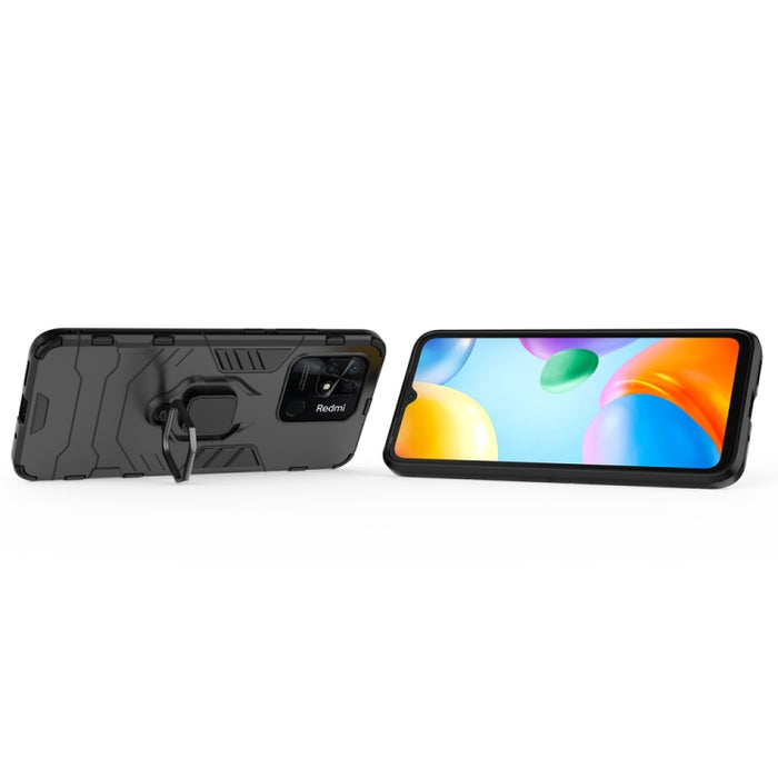 Caja de teléfono PC + TPU a prueba de golpes con soporte de anillo magnético, For Xiaomi Redmi 10C, For Xiaomi Redmi Note 11E 5G