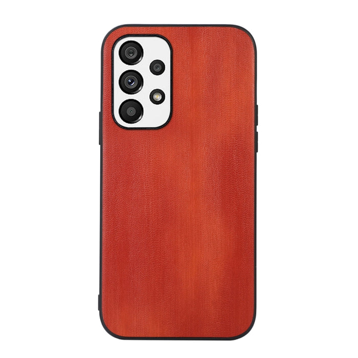Funda de teléfono PU con textura de vaca amarilla, For Xiaomi Redmi Note 11 Pro Global, For Samsung Galaxy A23 4G, For Samsung Galaxy A33 5G, For Samsung Galaxy A53 5G, For Samsung Galaxy A73 5G