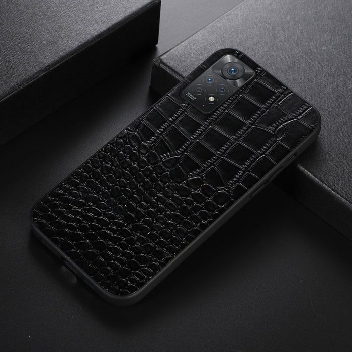Estuche de cuero de piel de vaca con capa superior de cocodrilo, For Xiaomi Redmi Note 11 Pro Global, For Samsung Galaxy A23 4G, For Samsung Galaxy A33 5G, For Samsung Galaxy A53 5G, For Samsung Galaxy A73 5G