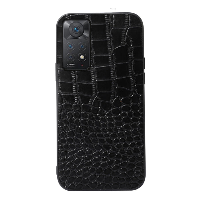 Estuche de cuero de piel de vaca con capa superior de cocodrilo, For Xiaomi Redmi Note 11 Pro Global, For Samsung Galaxy A23 4G, For Samsung Galaxy A33 5G, For Samsung Galaxy A53 5G, For Samsung Galaxy A73 5G