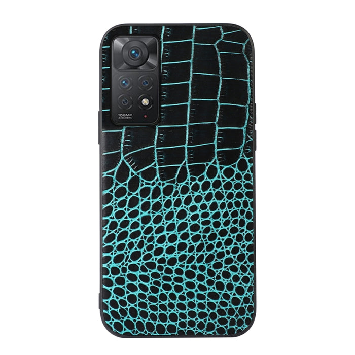 Estuche de cuero de piel de vaca con capa superior de cocodrilo, For Xiaomi Redmi Note 11 Pro Global, For Samsung Galaxy A23 4G, For Samsung Galaxy A33 5G, For Samsung Galaxy A53 5G, For Samsung Galaxy A73 5G