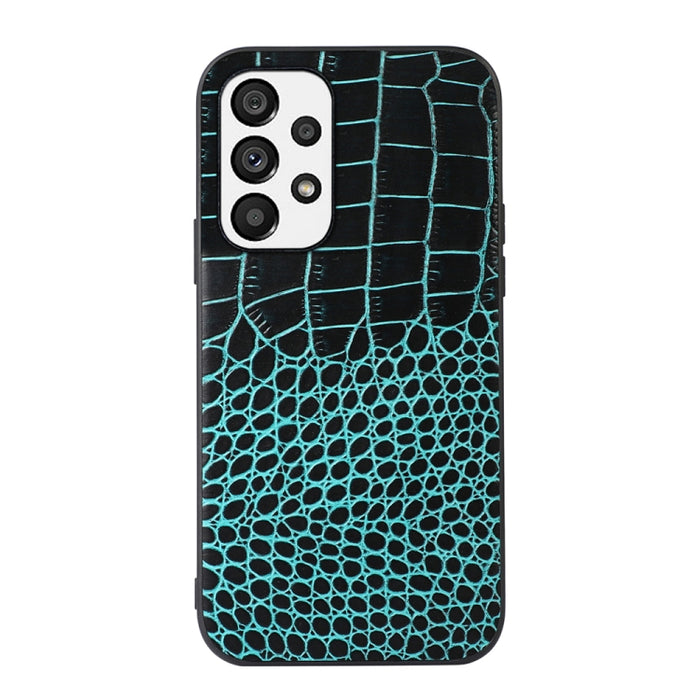 Estuche de cuero de piel de vaca con capa superior de cocodrilo, For Xiaomi Redmi Note 11 Pro Global, For Samsung Galaxy A23 4G, For Samsung Galaxy A33 5G, For Samsung Galaxy A53 5G, For Samsung Galaxy A73 5G