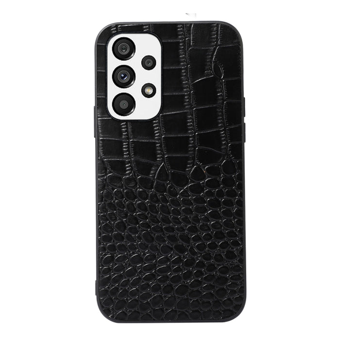 Estuche de cuero de piel de vaca con capa superior de cocodrilo, For Xiaomi Redmi Note 11 Pro Global, For Samsung Galaxy A23 4G, For Samsung Galaxy A33 5G, For Samsung Galaxy A53 5G, For Samsung Galaxy A73 5G