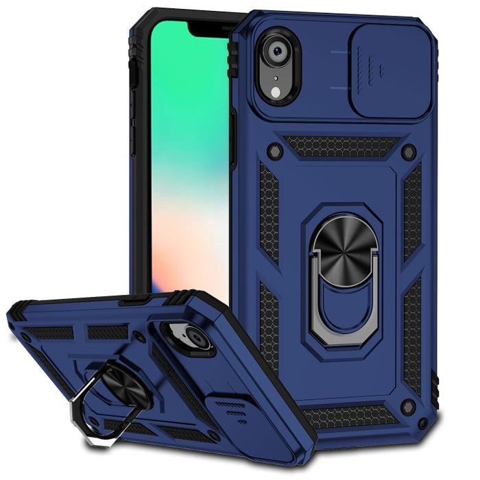 Estuche para teléfono con soporte deslizante Camshield, For iPhone XR, For iPhone XS / X, For iPhone XS Max, For iPhone 12 mini, For iPhone SE 2022 / SE 2020 / 8 / 7 / 6, For iPhone 8 Plus / 7 Plus / 6 Plus