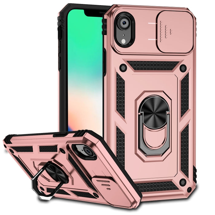 Estuche para teléfono con soporte deslizante Camshield, For iPhone XR, For iPhone XS / X, For iPhone XS Max, For iPhone 12 mini, For iPhone SE 2022 / SE 2020 / 8 / 7 / 6, For iPhone 8 Plus / 7 Plus / 6 Plus