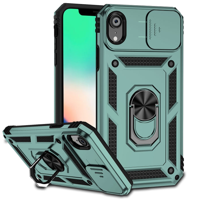 Estuche para teléfono con soporte deslizante Camshield, For iPhone XR, For iPhone XS / X, For iPhone XS Max, For iPhone 12 mini, For iPhone SE 2022 / SE 2020 / 8 / 7 / 6, For iPhone 8 Plus / 7 Plus / 6 Plus