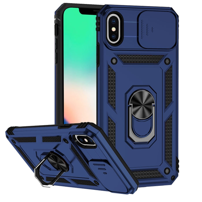 Estuche para teléfono con soporte deslizante Camshield, For iPhone XR, For iPhone XS / X, For iPhone XS Max, For iPhone 12 mini, For iPhone SE 2022 / SE 2020 / 8 / 7 / 6, For iPhone 8 Plus / 7 Plus / 6 Plus