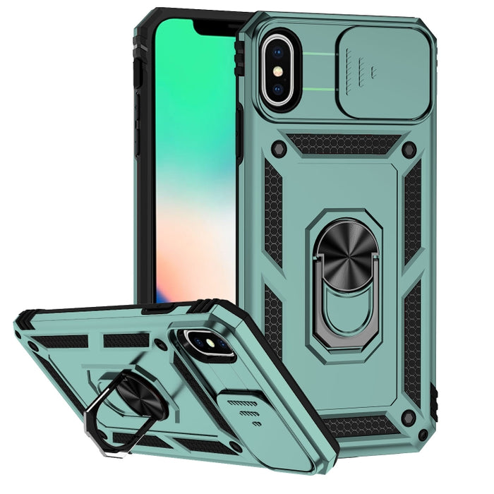Estuche para teléfono con soporte deslizante Camshield, For iPhone XR, For iPhone XS / X, For iPhone XS Max, For iPhone 12 mini, For iPhone SE 2022 / SE 2020 / 8 / 7 / 6, For iPhone 8 Plus / 7 Plus / 6 Plus