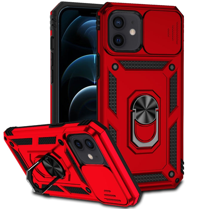 Estuche para teléfono con soporte deslizante Camshield, For iPhone XR, For iPhone XS / X, For iPhone XS Max, For iPhone 12 mini, For iPhone SE 2022 / SE 2020 / 8 / 7 / 6, For iPhone 8 Plus / 7 Plus / 6 Plus