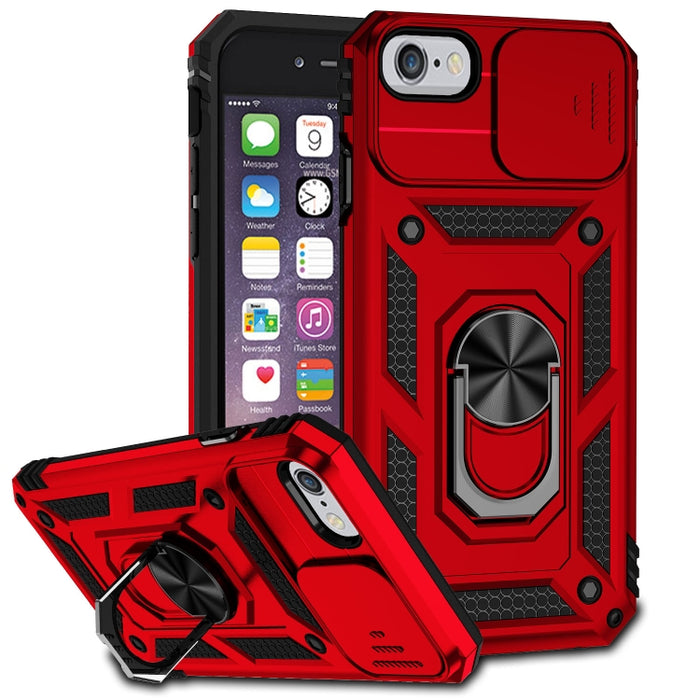 Estuche para teléfono con soporte deslizante Camshield, For iPhone XR, For iPhone XS / X, For iPhone XS Max, For iPhone 12 mini, For iPhone SE 2022 / SE 2020 / 8 / 7 / 6, For iPhone 8 Plus / 7 Plus / 6 Plus