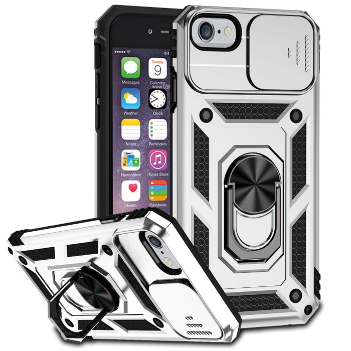 Estuche para teléfono con soporte deslizante Camshield, For iPhone XR, For iPhone XS / X, For iPhone XS Max, For iPhone 12 mini, For iPhone SE 2022 / SE 2020 / 8 / 7 / 6, For iPhone 8 Plus / 7 Plus / 6 Plus