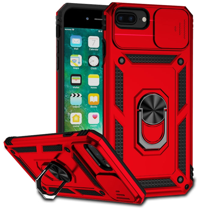 Estuche para teléfono con soporte deslizante Camshield, For iPhone XR, For iPhone XS / X, For iPhone XS Max, For iPhone 12 mini, For iPhone SE 2022 / SE 2020 / 8 / 7 / 6, For iPhone 8 Plus / 7 Plus / 6 Plus