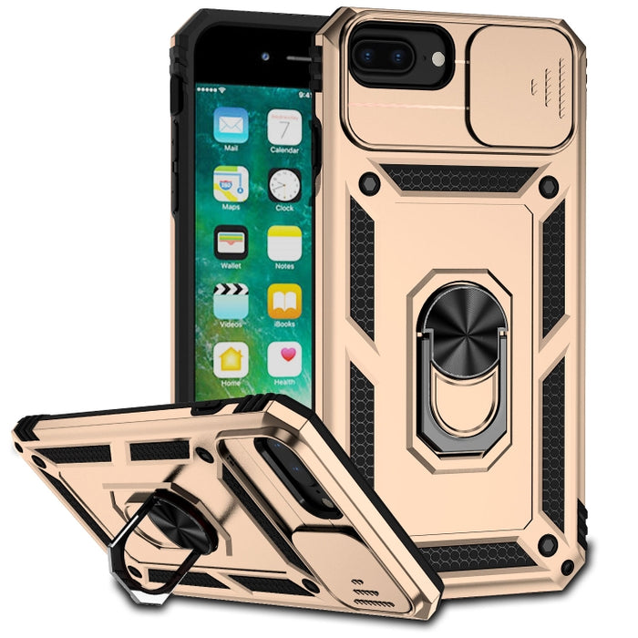 Estuche para teléfono con soporte deslizante Camshield, For iPhone XR, For iPhone XS / X, For iPhone XS Max, For iPhone 12 mini, For iPhone SE 2022 / SE 2020 / 8 / 7 / 6, For iPhone 8 Plus / 7 Plus / 6 Plus
