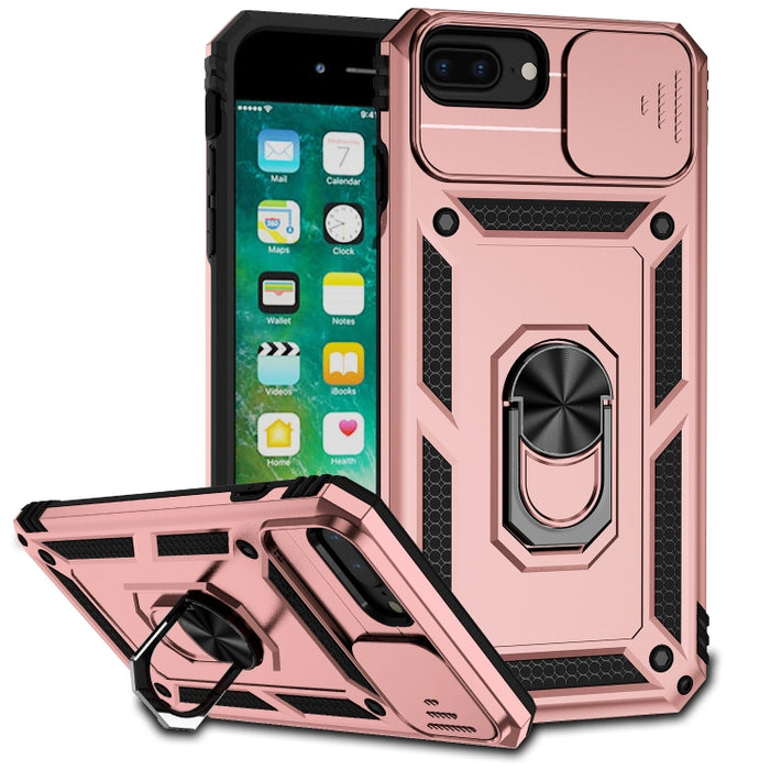 Estuche para teléfono con soporte deslizante Camshield, For iPhone XR, For iPhone XS / X, For iPhone XS Max, For iPhone 12 mini, For iPhone SE 2022 / SE 2020 / 8 / 7 / 6, For iPhone 8 Plus / 7 Plus / 6 Plus