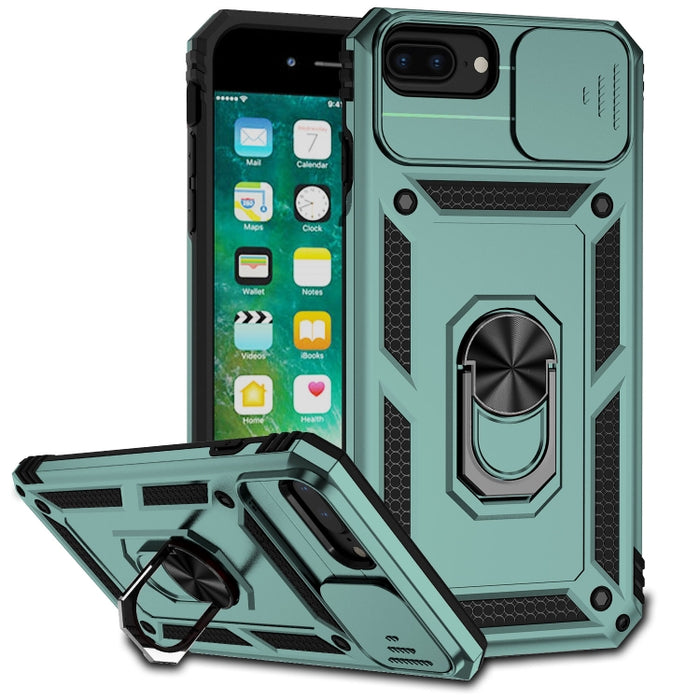Estuche para teléfono con soporte deslizante Camshield, For iPhone XR, For iPhone XS / X, For iPhone XS Max, For iPhone 12 mini, For iPhone SE 2022 / SE 2020 / 8 / 7 / 6, For iPhone 8 Plus / 7 Plus / 6 Plus