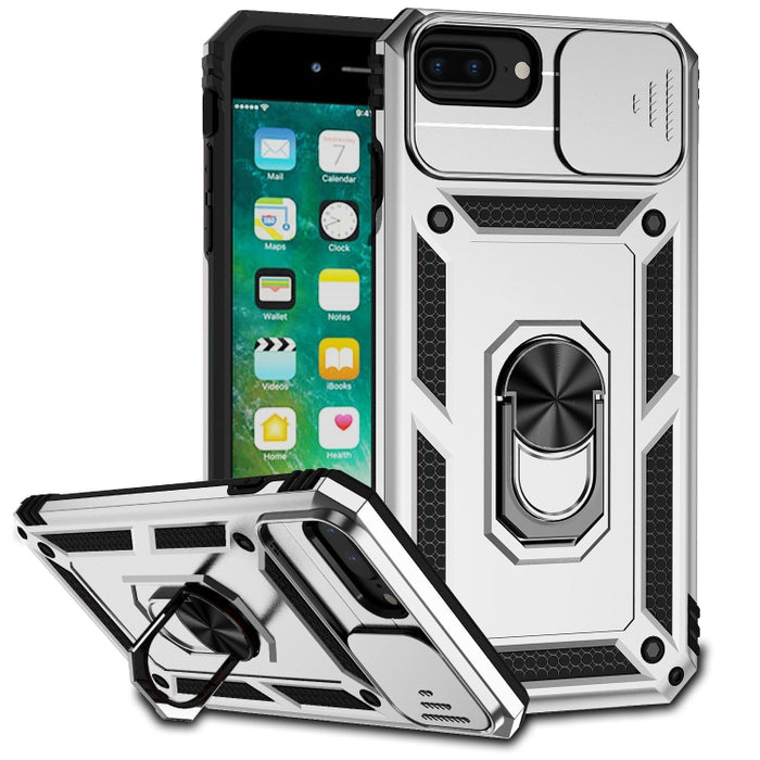 Estuche para teléfono con soporte deslizante Camshield, For iPhone XR, For iPhone XS / X, For iPhone XS Max, For iPhone 12 mini, For iPhone SE 2022 / SE 2020 / 8 / 7 / 6, For iPhone 8 Plus / 7 Plus / 6 Plus