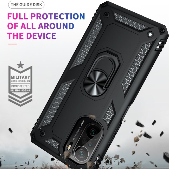 Funda para teléfono TPU + PC a prueba de golpes con soporte giratorio de 360 grados, For Xiaomi Poco F3, For Xiaomi Redmi 10C, For Xiaomi Redmi Note 11 Pro, For Xiaomi Redmi Note 11S
