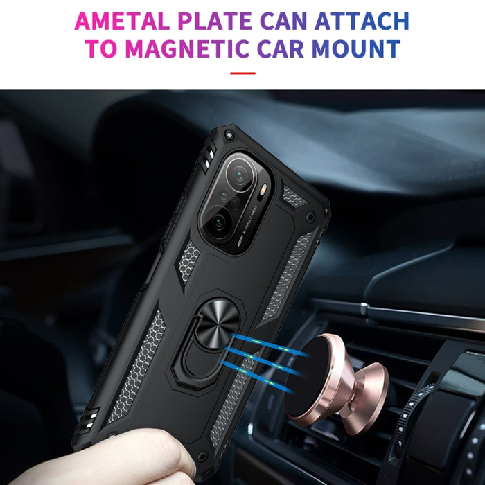 Funda para teléfono TPU + PC a prueba de golpes con soporte giratorio de 360 grados, For Xiaomi Poco F3, For Xiaomi Redmi 10C, For Xiaomi Redmi Note 11 Pro, For Xiaomi Redmi Note 11S