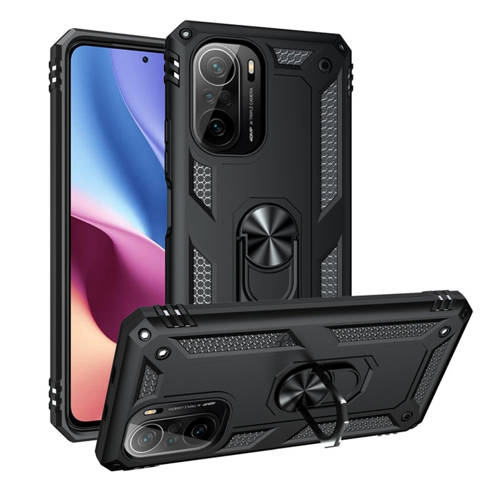 Funda para teléfono TPU + PC a prueba de golpes con soporte giratorio de 360 grados, For Xiaomi Poco F3, For Xiaomi Redmi 10C, For Xiaomi Redmi Note 11 Pro, For Xiaomi Redmi Note 11S
