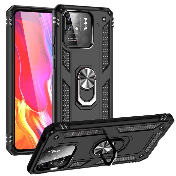 Funda para teléfono TPU + PC a prueba de golpes con soporte giratorio de 360 grados, For Xiaomi Poco F3, For Xiaomi Redmi 10C, For Xiaomi Redmi Note 11 Pro, For Xiaomi Redmi Note 11S