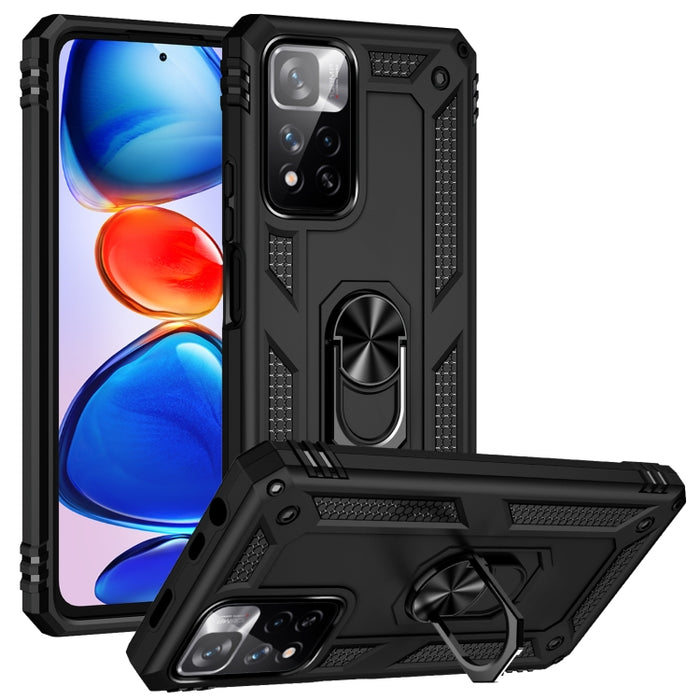 Funda para teléfono TPU + PC a prueba de golpes con soporte giratorio de 360 grados, For Xiaomi Poco F3, For Xiaomi Redmi 10C, For Xiaomi Redmi Note 11 Pro, For Xiaomi Redmi Note 11S