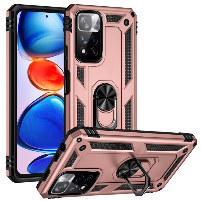 Funda para teléfono TPU + PC a prueba de golpes con soporte giratorio de 360 grados, For Xiaomi Poco F3, For Xiaomi Redmi 10C, For Xiaomi Redmi Note 11 Pro, For Xiaomi Redmi Note 11S