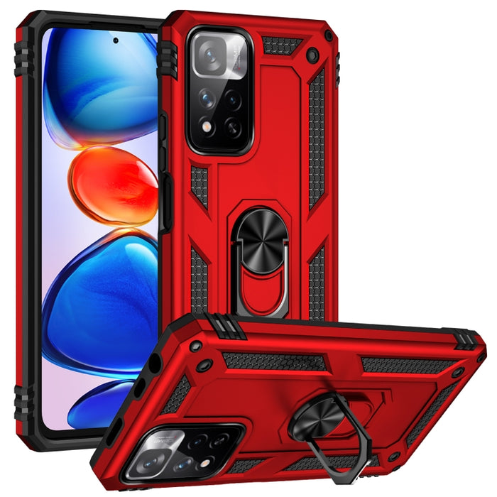 Funda para teléfono TPU + PC a prueba de golpes con soporte giratorio de 360 grados, For Xiaomi Poco F3, For Xiaomi Redmi 10C, For Xiaomi Redmi Note 11 Pro, For Xiaomi Redmi Note 11S