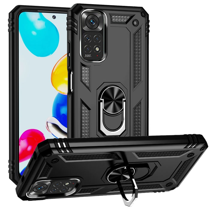 Funda para teléfono TPU + PC a prueba de golpes con soporte giratorio de 360 grados, For Xiaomi Poco F3, For Xiaomi Redmi 10C, For Xiaomi Redmi Note 11 Pro, For Xiaomi Redmi Note 11S