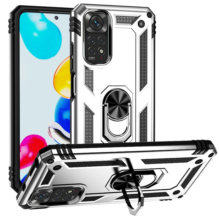 Funda para teléfono TPU + PC a prueba de golpes con soporte giratorio de 360 grados, For Xiaomi Poco F3, For Xiaomi Redmi 10C, For Xiaomi Redmi Note 11 Pro, For Xiaomi Redmi Note 11S