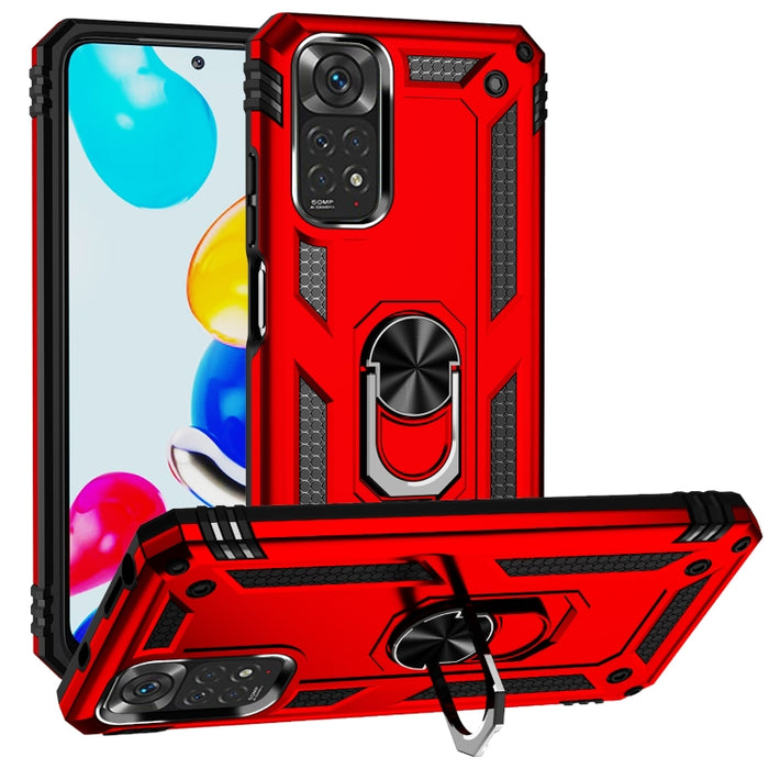Funda para teléfono TPU + PC a prueba de golpes con soporte giratorio de 360 grados, For Xiaomi Poco F3, For Xiaomi Redmi 10C, For Xiaomi Redmi Note 11 Pro, For Xiaomi Redmi Note 11S