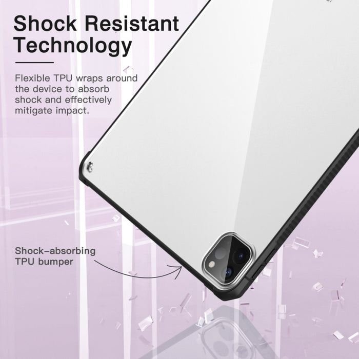 PC+TPU Funda transparente para tableta a prueba de golpes, For iPad Pro 12.9 inch 2020