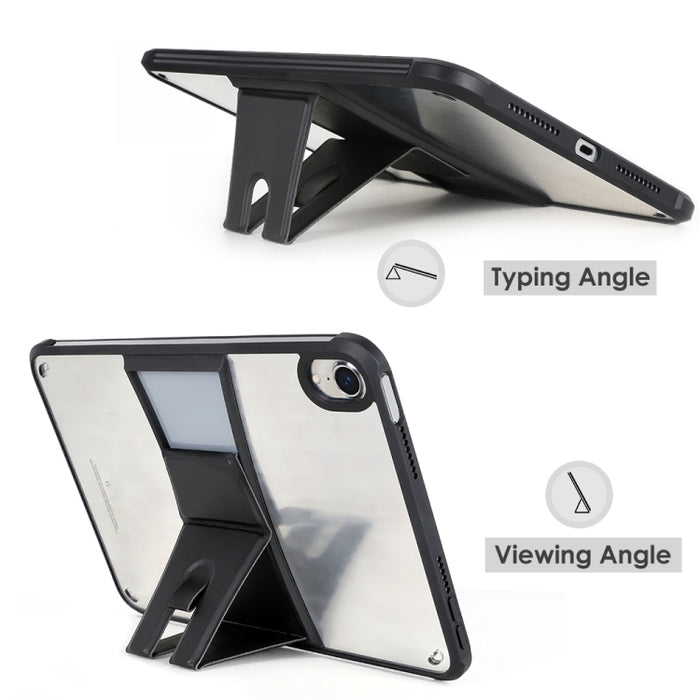 Funda transparente para tableta con soporte PC+TPU