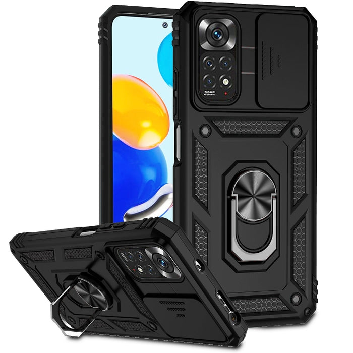 Estuche para teléfono con soporte deslizante Camshield, For Xiaomi Redmi Note 11 Global, For Xiaomi Redmi Note 11 Pro Global