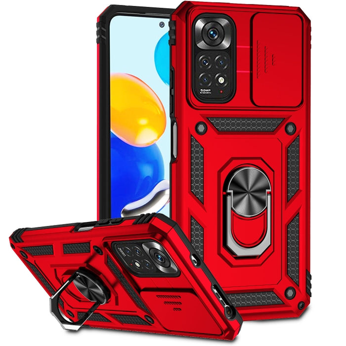 Estuche para teléfono con soporte deslizante Camshield, For Xiaomi Redmi Note 11 Global, For Xiaomi Redmi Note 11 Pro Global