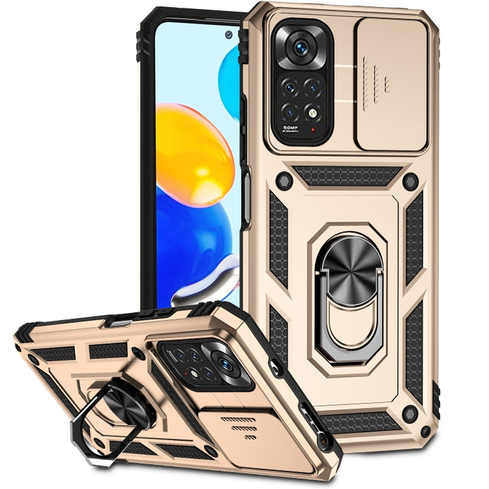Estuche para teléfono con soporte deslizante Camshield, For Xiaomi Redmi Note 11 Global, For Xiaomi Redmi Note 11 Pro Global