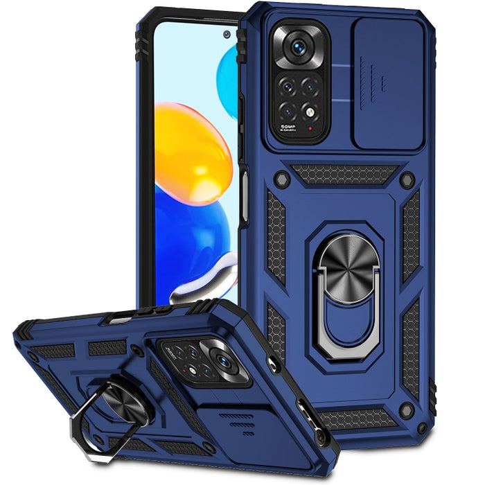 Estuche para teléfono con soporte deslizante Camshield, For Xiaomi Redmi Note 11 Global, For Xiaomi Redmi Note 11 Pro Global