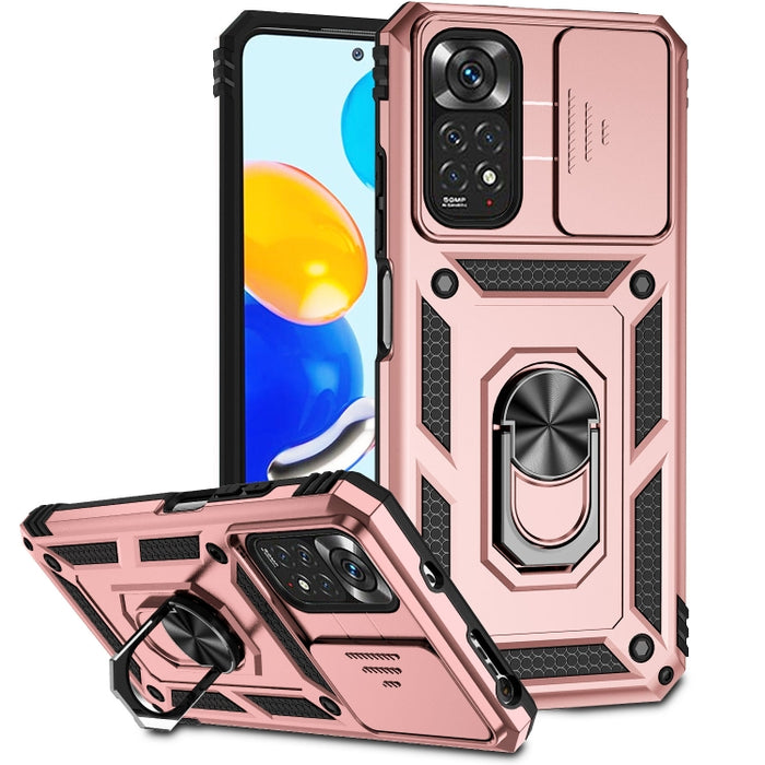 Estuche para teléfono con soporte deslizante Camshield, For Xiaomi Redmi Note 11 Global, For Xiaomi Redmi Note 11 Pro Global