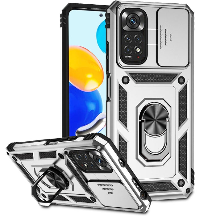Estuche para teléfono con soporte deslizante Camshield, For Xiaomi Redmi Note 11 Global, For Xiaomi Redmi Note 11 Pro Global