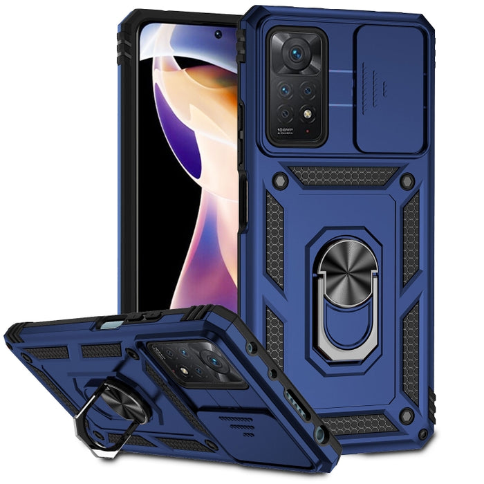 Estuche para teléfono con soporte deslizante Camshield, For Xiaomi Redmi Note 11 Global, For Xiaomi Redmi Note 11 Pro Global