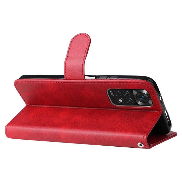 Estuche de cuero con tapa horizontal y cremallera con textura de becerro a la moda, For Xiaomi Redmi Note 11 4G(Global), For Xiaomi Redmi Note 11 Pro 4G, For OPPO Realme 9i/A36 4G/A96 4G/K10 4G/A76 4G / A36 4G / A76 4G(Global)                          ...