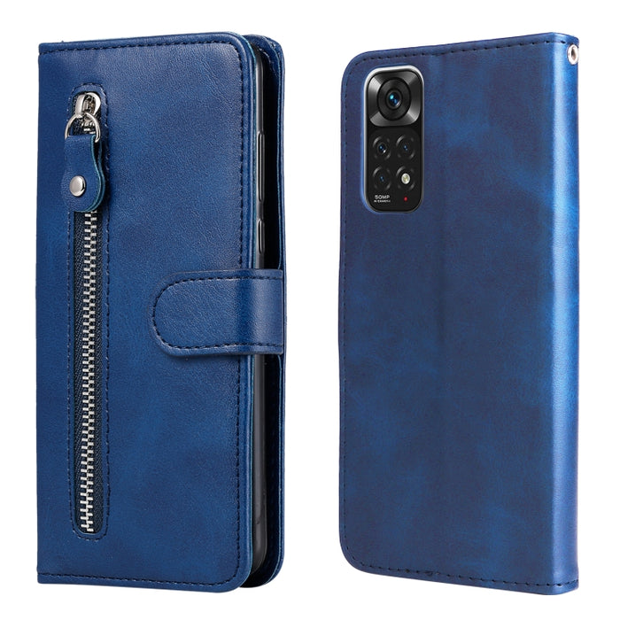 Estuche de cuero con tapa horizontal y cremallera con textura de becerro a la moda, For Xiaomi Redmi Note 11 4G(Global), For Xiaomi Redmi Note 11 Pro 4G, For OPPO Realme 9i/A36 4G/A96 4G/K10 4G/A76 4G / A36 4G / A76 4G(Global)                          ...