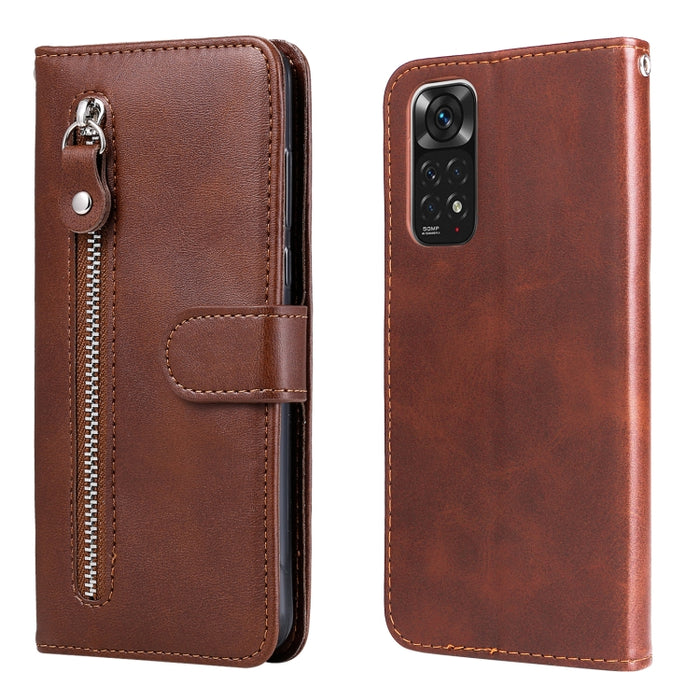 Estuche de cuero con tapa horizontal y cremallera con textura de becerro a la moda, For Xiaomi Redmi Note 11 4G(Global), For Xiaomi Redmi Note 11 Pro 4G, For OPPO Realme 9i/A36 4G/A96 4G/K10 4G/A76 4G / A36 4G / A76 4G(Global)                          ...