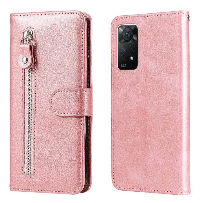 Estuche de cuero con tapa horizontal y cremallera con textura de becerro a la moda, For Xiaomi Redmi Note 11 4G(Global), For Xiaomi Redmi Note 11 Pro 4G, For OPPO Realme 9i/A36 4G/A96 4G/K10 4G/A76 4G / A36 4G / A76 4G(Global)                          ...
