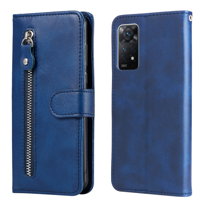 Estuche de cuero con tapa horizontal y cremallera con textura de becerro a la moda, For Xiaomi Redmi Note 11 4G(Global), For Xiaomi Redmi Note 11 Pro 4G, For OPPO Realme 9i/A36 4G/A96 4G/K10 4G/A76 4G / A36 4G / A76 4G(Global)                          ...