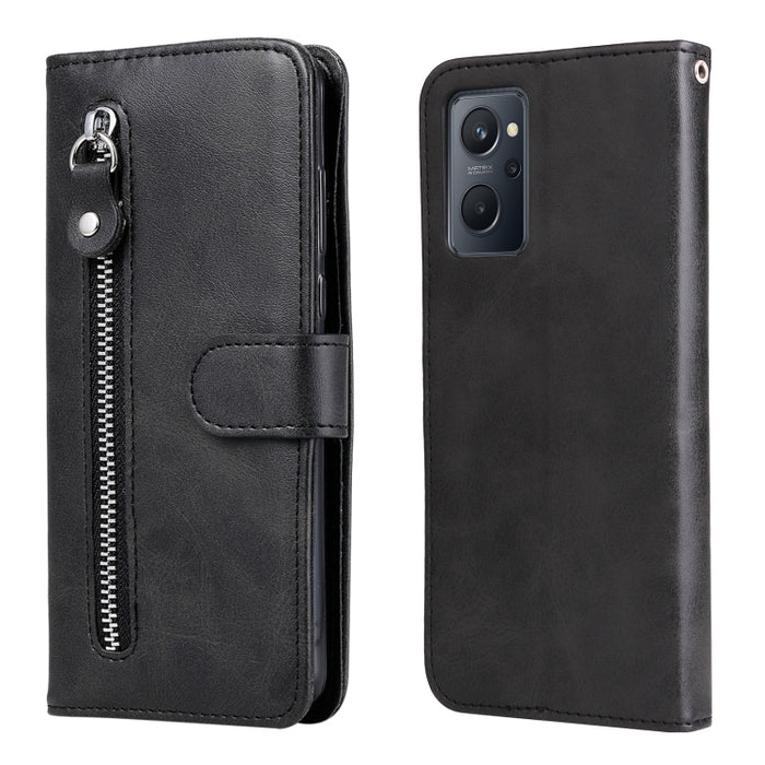 Estuche de cuero con tapa horizontal y cremallera con textura de becerro a la moda, For Xiaomi Redmi Note 11 4G(Global), For Xiaomi Redmi Note 11 Pro 4G, For OPPO Realme 9i/A36 4G/A96 4G/K10 4G/A76 4G / A36 4G / A76 4G(Global)                          ...