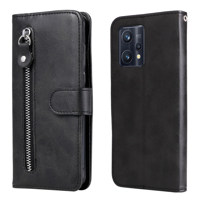 Estuche de cuero con tapa horizontal y cremallera con textura de becerro a la moda, For Xiaomi Redmi Note 11 4G(Global), For Xiaomi Redmi Note 11 Pro 4G, For OPPO Realme 9i/A36 4G/A96 4G/K10 4G/A76 4G / A36 4G / A76 4G(Global)                          ...