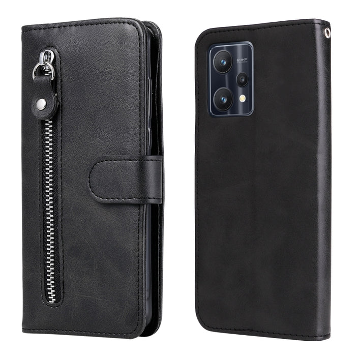 Estuche de cuero con tapa horizontal y cremallera con textura de becerro a la moda, For Xiaomi Redmi Note 11 4G(Global), For Xiaomi Redmi Note 11 Pro 4G, For OPPO Realme 9i/A36 4G/A96 4G/K10 4G/A76 4G / A36 4G / A76 4G(Global)                          ...