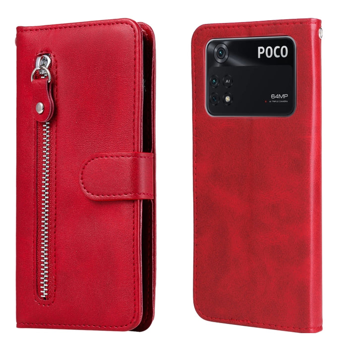 Estuche de cuero con tapa horizontal y cremallera con textura de becerro a la moda, For Xiaomi Redmi Note 11 4G(Global), For Xiaomi Redmi Note 11 Pro 4G, For OPPO Realme 9i/A36 4G/A96 4G/K10 4G/A76 4G / A36 4G / A76 4G(Global)                          ...