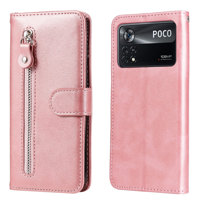 Estuche de cuero con tapa horizontal y cremallera con textura de becerro a la moda, For Xiaomi Redmi Note 11 4G(Global), For Xiaomi Redmi Note 11 Pro 4G, For OPPO Realme 9i/A36 4G/A96 4G/K10 4G/A76 4G / A36 4G / A76 4G(Global)                          ...
